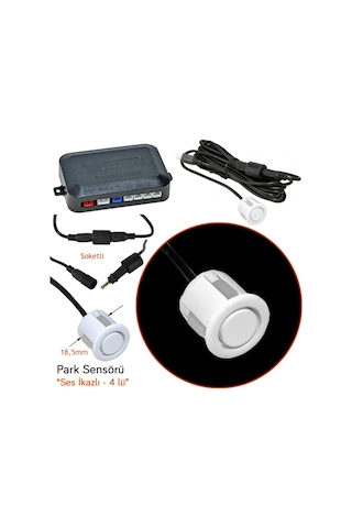 Carub Park Sensörü Ses İkazlı Beyaz 18,5mm Br0015905