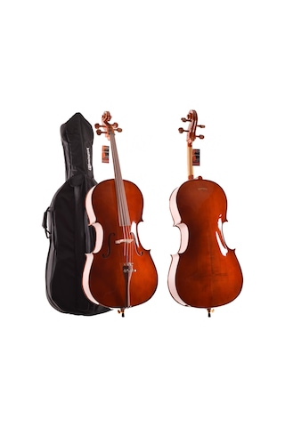 Dominguez Dcr44crp1 Gül Çello 4/4 Parlak Tam Boy Konser Performansı