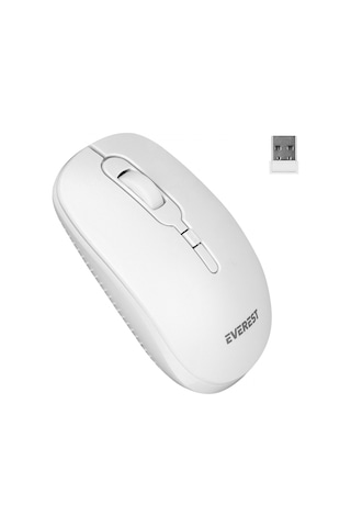 Everest Smw-89 Usb Beyaz 2.4ghz Kablosuz Mouse Diğer
