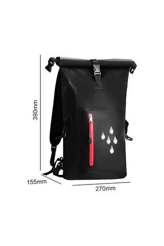 Dancemonkey Açık Çanta Su Geçirmez Sırt Çanta Pvc Çift Omuz Su Geçirmez Çanta Yan Sarı Sarı