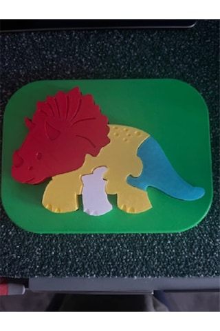 Triceratops - Çocuklar İçin Bulmaca
