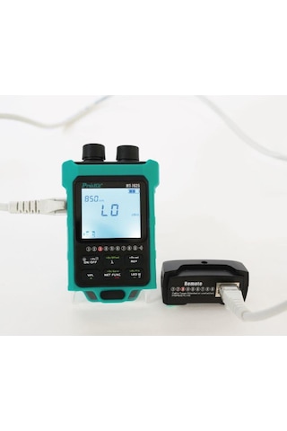 Proskit Mt-7625 Fiberoptik+rj45 Şarjlı Kablo Test Cihazı Kit 15mv Çıkış