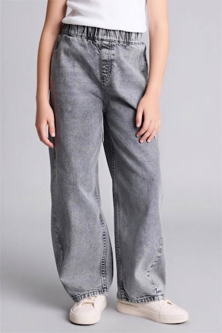 Defacto %100 Pamuk Relax Fıt Jean Pantolon Kız Çocuk G0302a826spnm18 Gri-nm18
