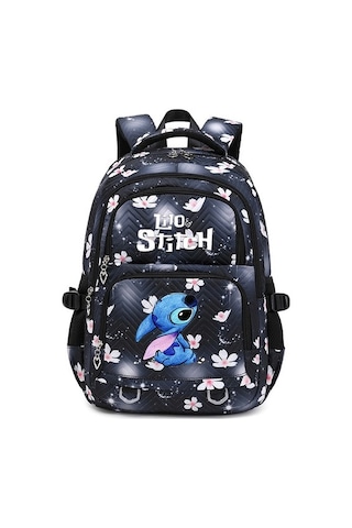 Szypzstore Lilo Stitch Zarif Çiçek Moda Kadın Sırt Çantası Kadın Taşınabilir Su Geçirmez Seyahat Çantası Genç Kız Öğrenciler Sırt Çantası Mochila W0f78x Diğer