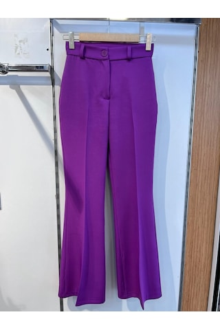 Etiler Collection I Spanyol Paça Pantolon Mor
