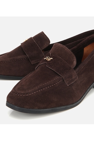 Hotiç Kadın Süet Deri Kahverengi Yumuşak Dokulu Klasik Loafer 01ayh312410a480 01ayh312410a480 Kahverengi