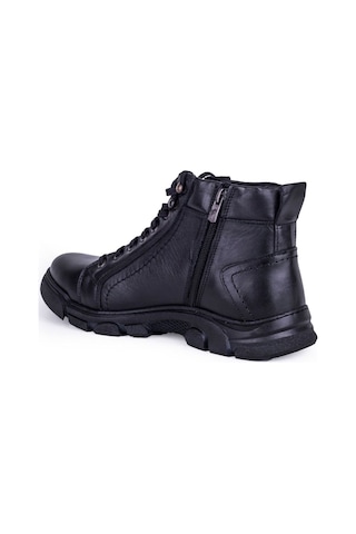 Ghattix Zatta Kışlık Hakiki Deri Fermuarlı Erkek Bot