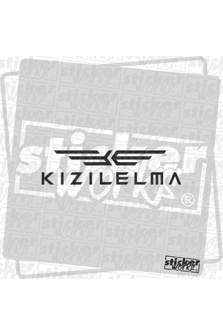 Kızılelma Hologram Sticker Siyah