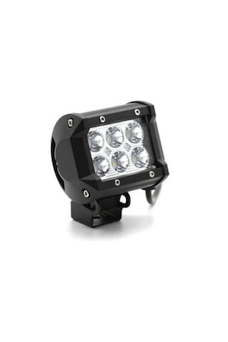 Motosiklet Sis Farı Çakarlı Beyaz 18w 6 Led 2adet