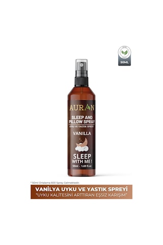 Auran Vanilya Uyku ve Yastık Spreyi 50 ML
