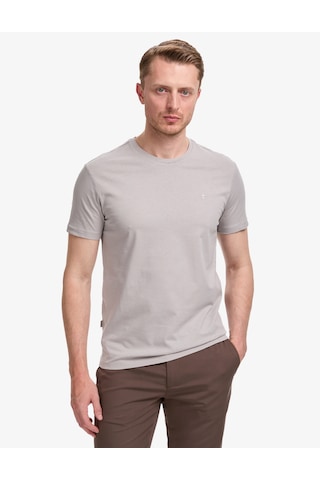 Pierre Cardin Erkek Gri Tişört Basic 50325307-vr024