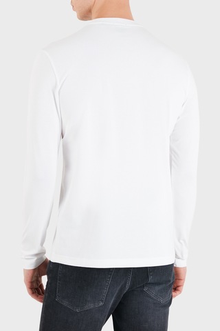 Boss Logolu Regular Fit Bisiklet Yaka Uzun Kollu Sweat Erkek Sweat 50506365 100 Beyaz