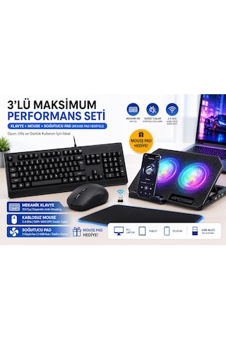 Acer Predator Helios Neo 16 Aı Uyumlu 3'lü Kablosuz Performans Seti Mouse Pad li Diğer