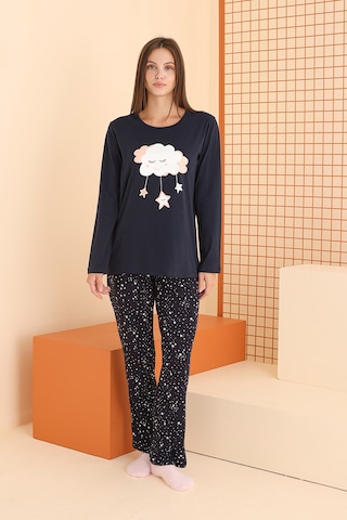 Nbb Kadın Lacivert Cloud Pijama Takımı Lacivert