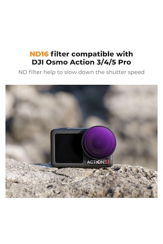 K&f Concept Osmo Action 3/4/5 Pro Uyumlu Nd16 4 Stop