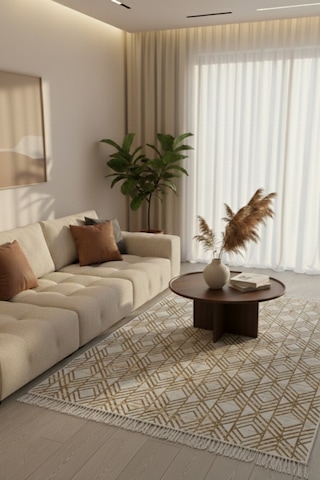 Bohem Serisi Günlük Kullanıma Uygun Makinede Yıkanabilir Kilim Renkli