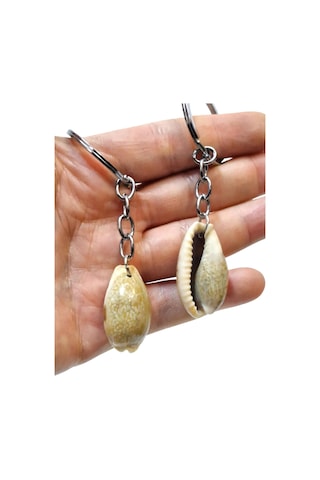 Deniz Kabuğu Anahtarlık Cowrie Shell 310