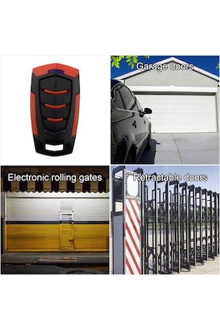 Geekyou Ak-k200427-433mhz 4 Tuşlu Akıllı Kopyalama Kumanda, 433mhz Frekanslı, Kilitler, Perde, Alarm Ve Elektrikli Araçlar İçin Kablosuz Kontrol