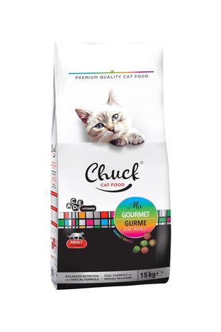 15 Kg Yetişkin Kuru Mama, Kedi, Gourmet