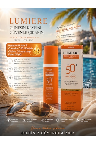 Wanna Lumiere Koruyucu Güneş Kremi SPF50+ 50 ML