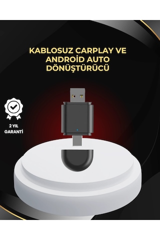 Mey Najmaddin Kablosuz Carplay Ve Android Auto Dönüştürücü Usb-a & Type-c Girişli Akıllı Adaptör Najmaddin