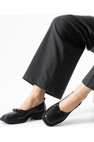 Dericia Shoes Storm Hakiki Deri Günlük Rahat Kadın Ayakkabı Siyah