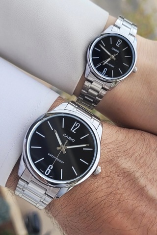 Casio Csgnct113 Sevgili Çift Kol Saati Gümüş