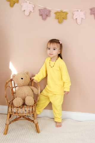 Kaşkorse Mevsimlik Pijama Takım sarı