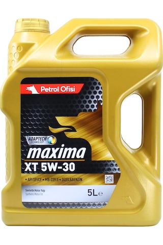 Petrol Ofisi Motor Yağı 5w30 Xt 5lt Partikülsüz