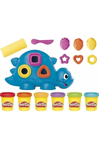 Play Doh Başlangıç Şekiller Ve Renkler Dino Oyun Seti G0491 renkli
