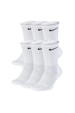 Nike Std Everyday Cushion Crew Çorap Sx7666-100 Klasik Beyaz