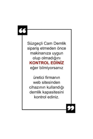 Krd Süzgeçli Cam Demlik 900 Ml. Tea Pot - Çay Makinası Üst Demliği Siyah