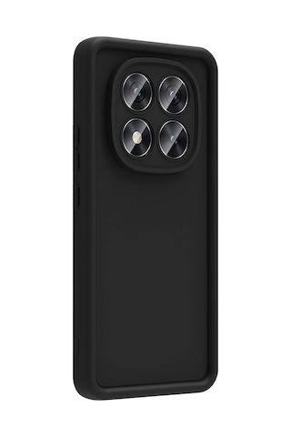 Xiaomi Poco X7 Kılıf Kamera Korumalı Ananas Kılıf Siyah