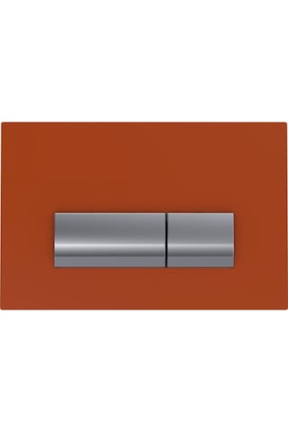 Bocchi Vivente Gömme Rezervuar Kumanda Paneli Metal Cam Turuncu 8