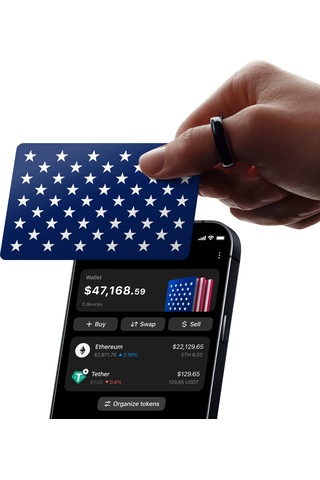 Tangem Wallet Kripto Para Cüzdanı Nfc-soğuk Cüzdan 3'lü Kart Usa