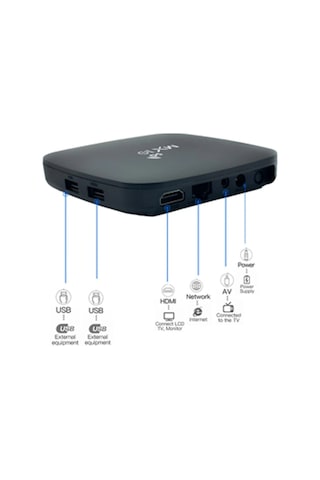 Mx10-5g Android Tv Box 4k Ultra Hd Mx Box S 5g Wifi Smart Tv Kutusu