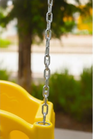 Teplay Zincirli Plastik Sarı Bebek Salıncağı Fil Desenli
