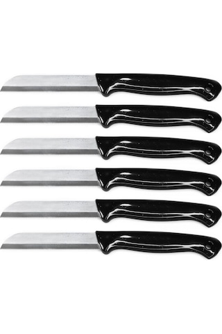Solingen Simli Delikli Siyah 6 Lı Meyve Bıçağı Seti 153-99-1521