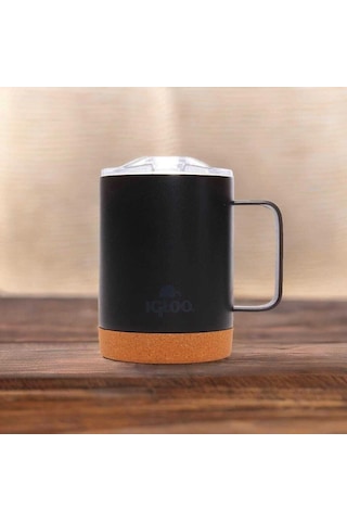 Igloo Cork Mug 350ml - Siyah