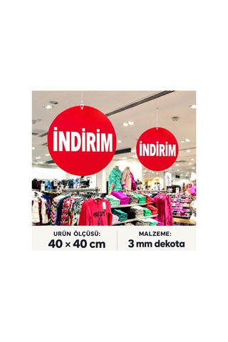 6 Adet Kişiye Özel Yuvarlak Asma Tabela Reklam Levhası 40x40cm Yazı, Renk Ve Ölçü Seçenekli