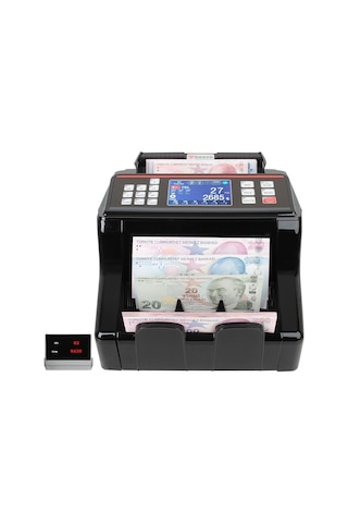 Baove GB8200B Karışık Para Sayma Makinesi - Sahte Para Yakalama - TL, Euro, Usd + Müşteri Ekranı