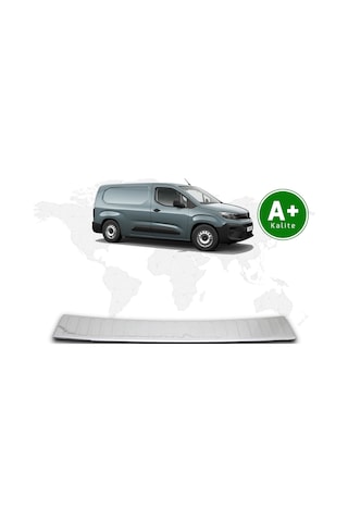 Opel Combo Panelvan Krom Arka Tampon Eşiği 2024 Model Ve Sonrası