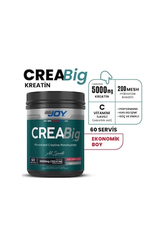 Bigjoy Sports Kreatin Creabig Creatine 420gr 60 Servis Vişne Monohydrat