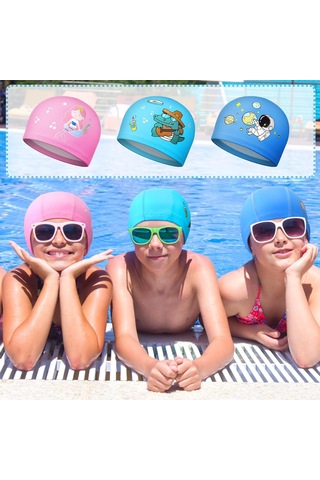 Parça Çocuk Yüzme Boneleri Denizkızı Astronot Dinozor Yüzme Bonel Çok Renkli