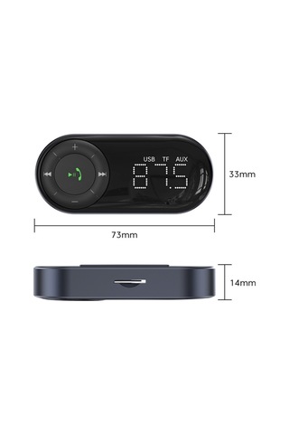 Sones Araç Bluetooth 5.2 Ses Alıcı Desteği Kablosuz Arama