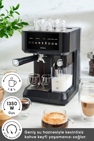 Karaca Mycaffe Barista S10 Espresso Latte Ve Cappuccino Makinesi