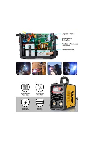 Mikasa Tools 201sx Çift Kartlı Hava Soğutmalı Invertec Compact Kaynak Makinesi