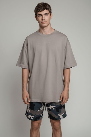 Madmext Kamuflaj Bej Erkek Regular Fit Şort 4842 Bej Kamuflaj
