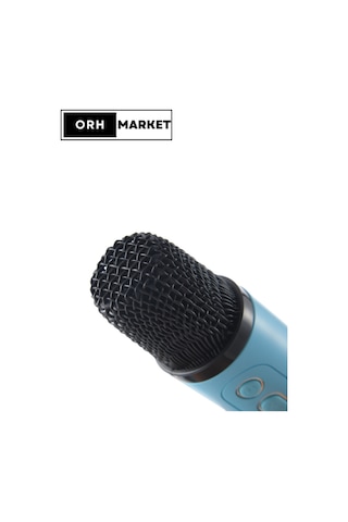Çift Mikrofonlu Kablosuz Karaoke Bluetooth Rgb Işıklı, Taşınabilir, Usb/sd Destekli Parti Hoparlörü