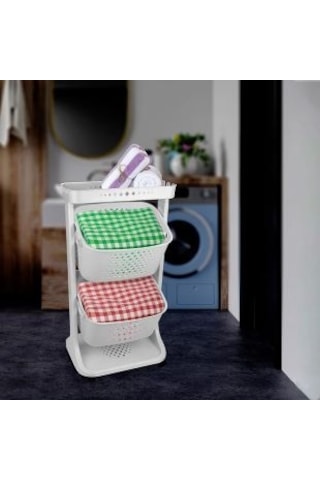 İki Katlı Organizer Sepet - Sebzelik COSTP747G